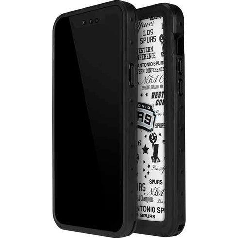 NBA San Antonio Spurs Historic Blast iPhone 15 Pro Waterproof Case